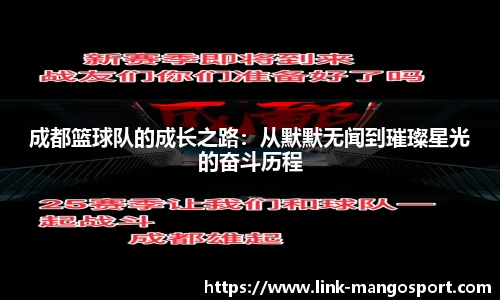 成都篮球队的成长之路：从默默无闻到璀璨星光的奋斗历程
